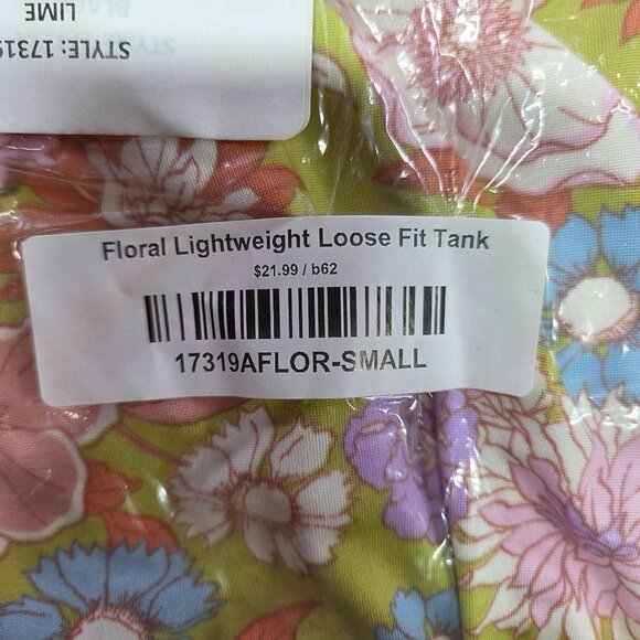 Staccato Womens Small Sleeveless Floral Loose Pleated Blouse Lightweight Summer - Picture 7 of 8